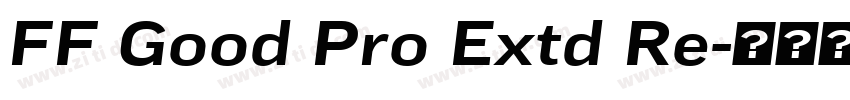FF Good Pro Extd Re字体转换